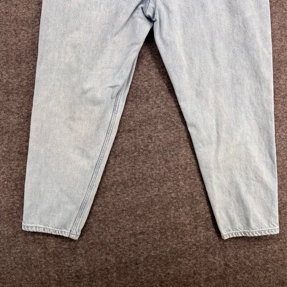 Gap‎ Denim Mom Jean High Rise Light Wash Tapered Leg Womens 6P 28 Petite